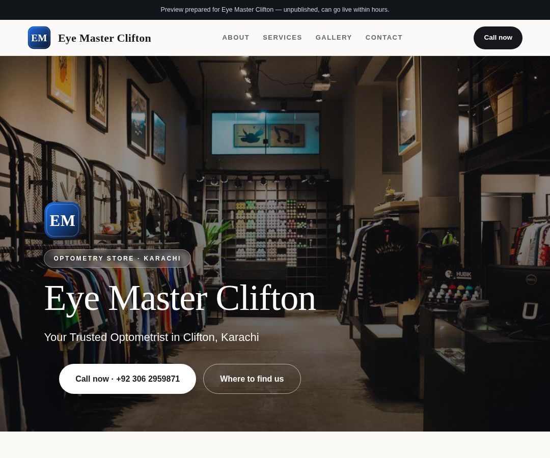 Eye Master Clifton