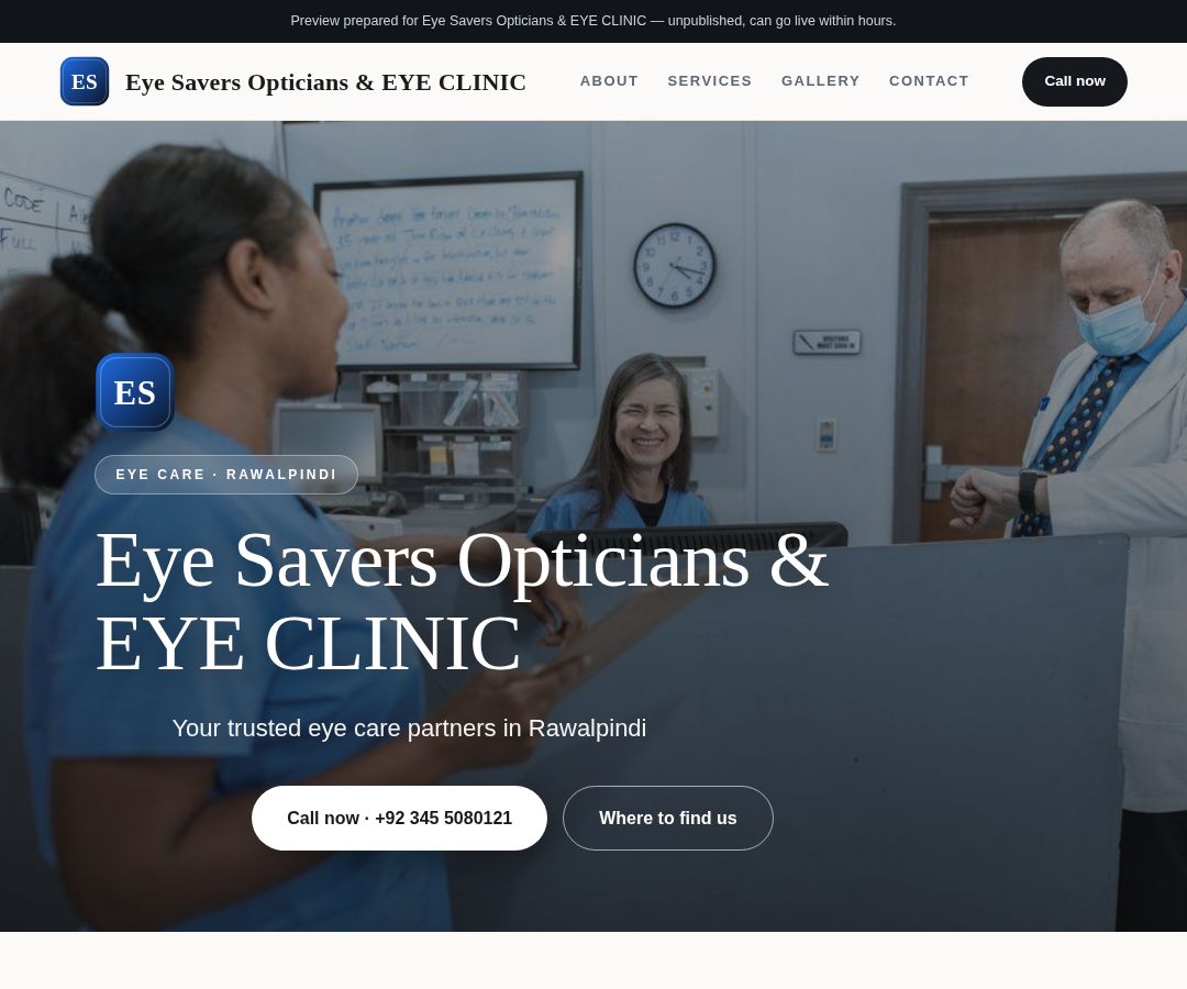 Eye Savers Opticians & EYE CLINIC