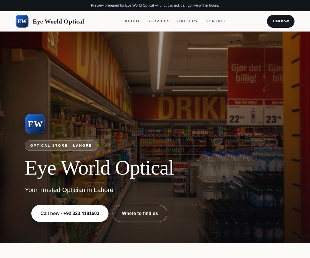 Eye World Optical