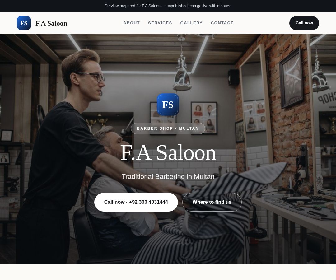 F.A Saloon