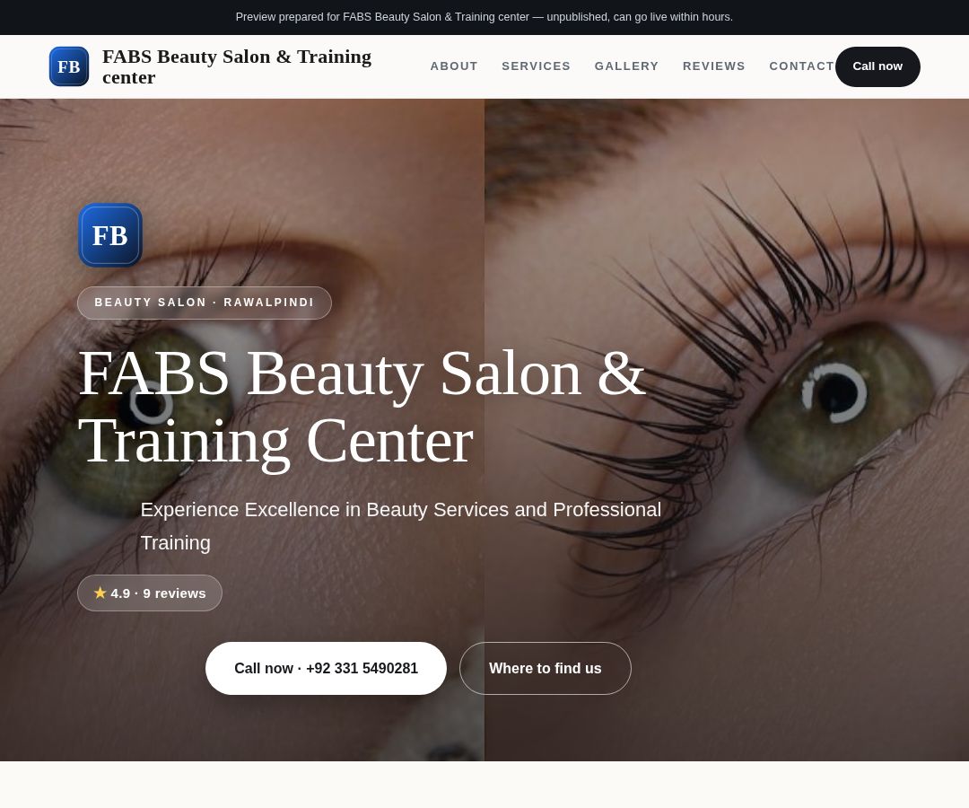 FABS Beauty Salon & Training center