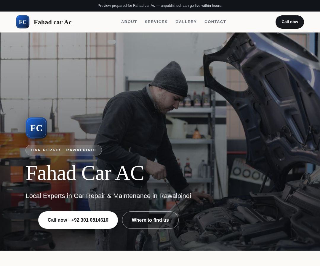 Fahad car Ac