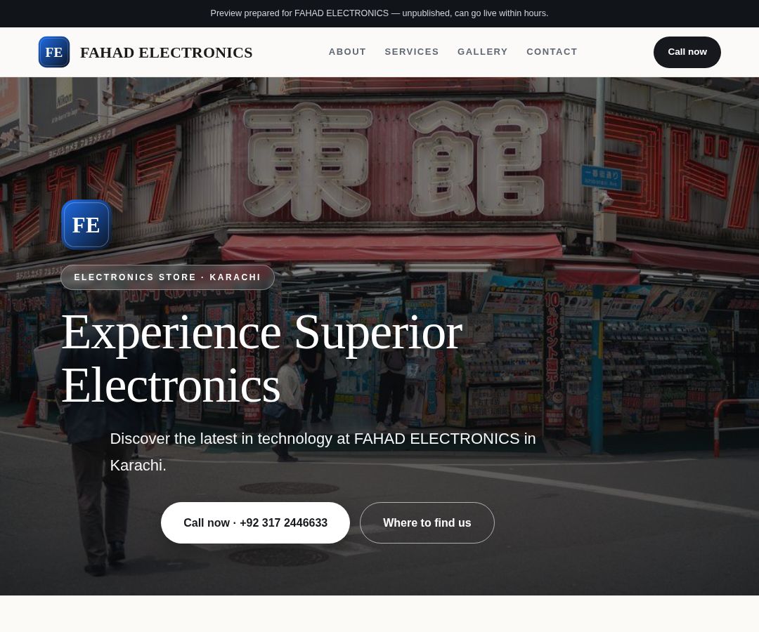 FAHAD ELECTRONICS