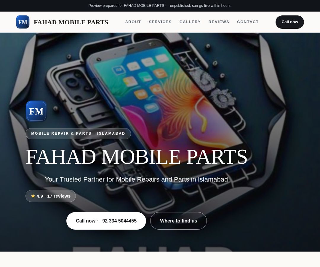 FAHAD MOBILE PARTS