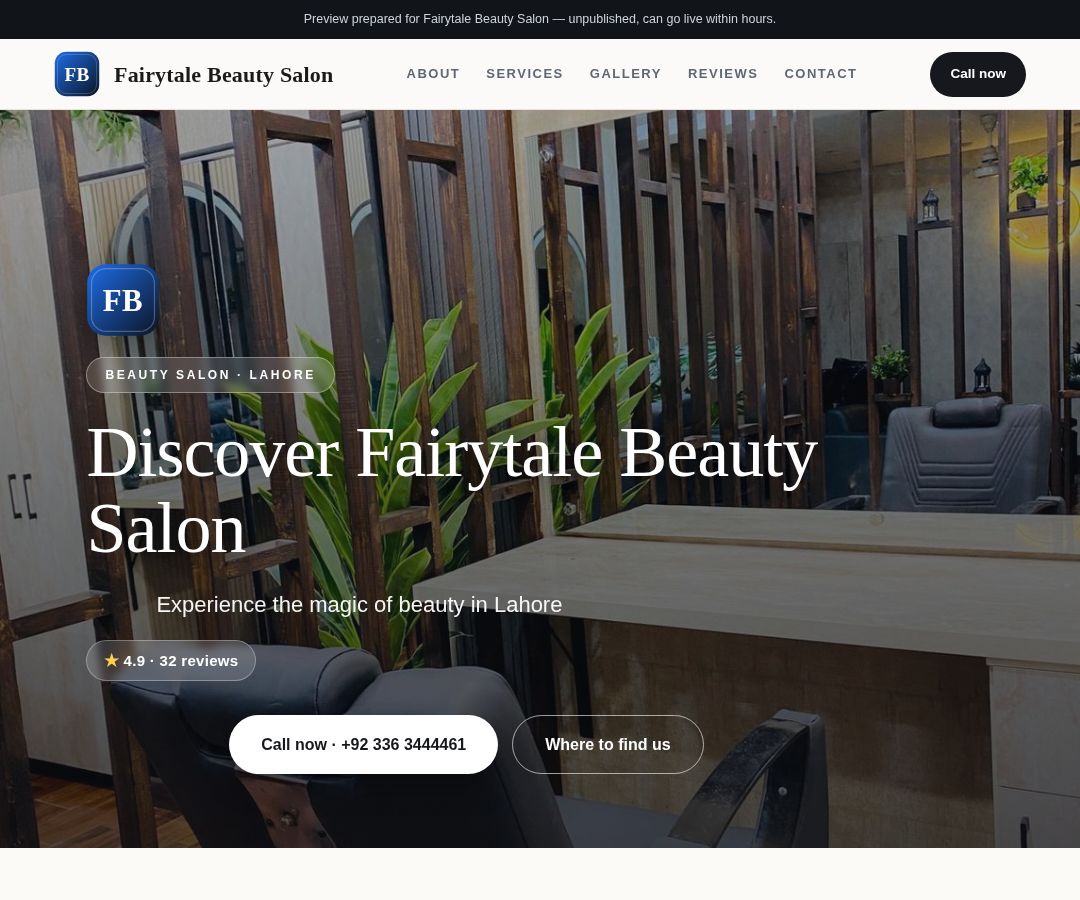 Fairytale Beauty Salon