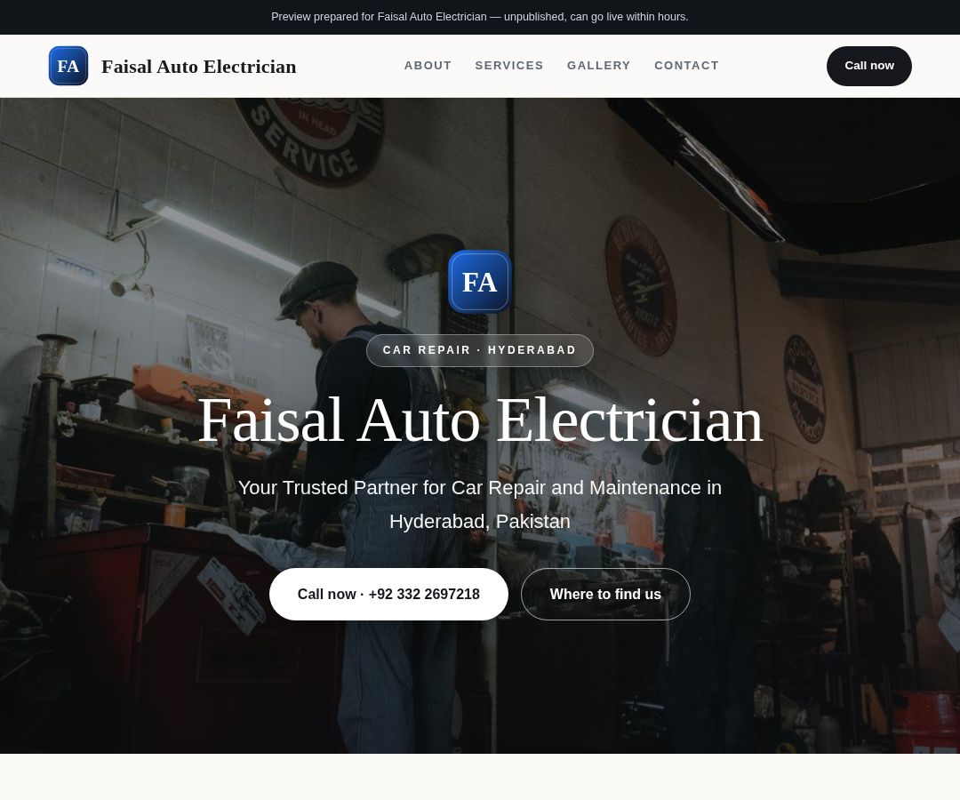 Faisal Auto Electrician