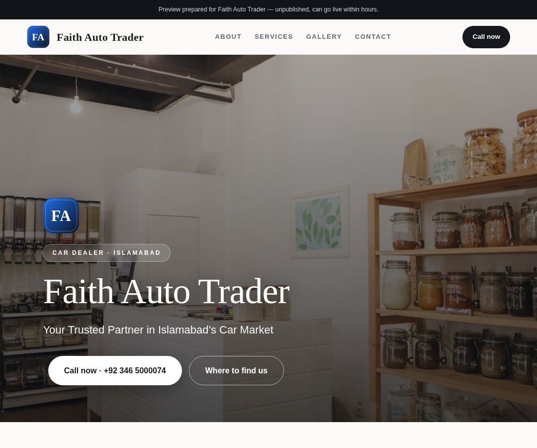 Faith Auto Trader