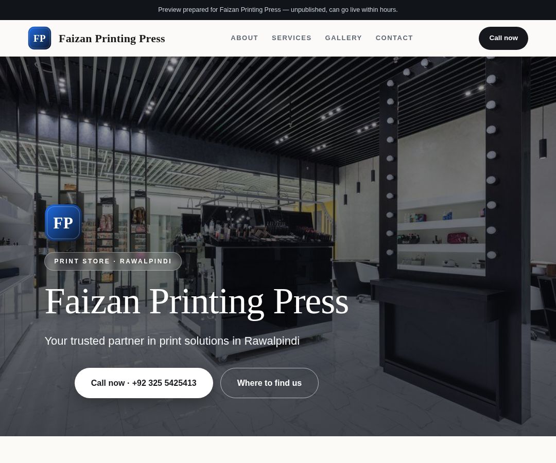Faizan Printing Press
