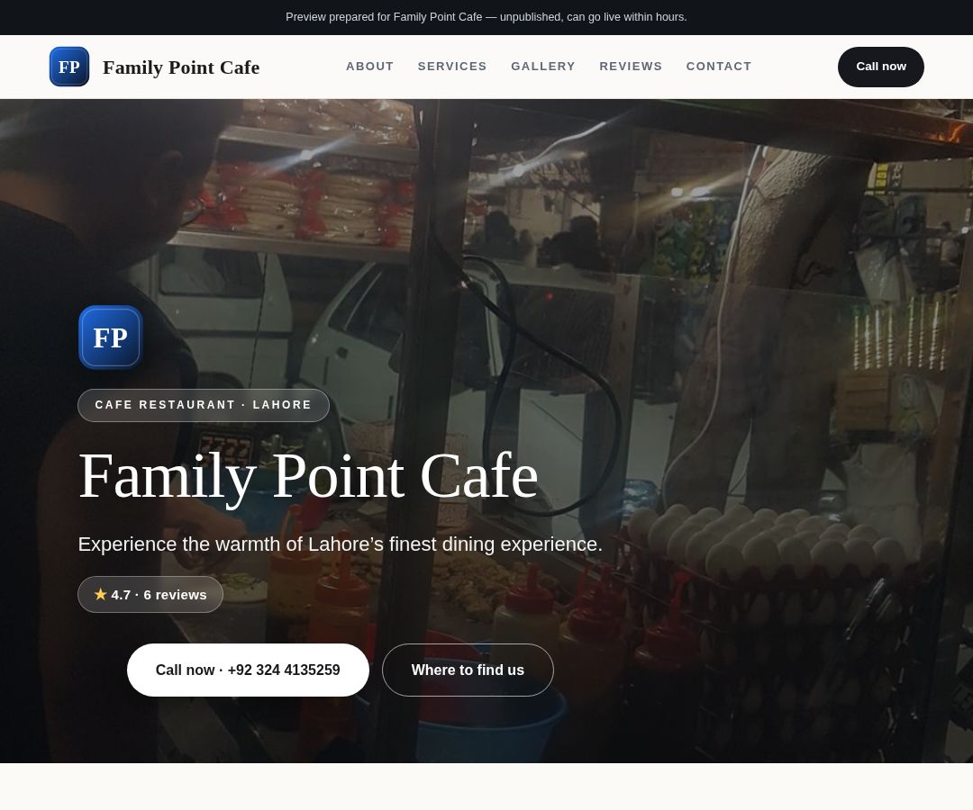 Family Point Cafe