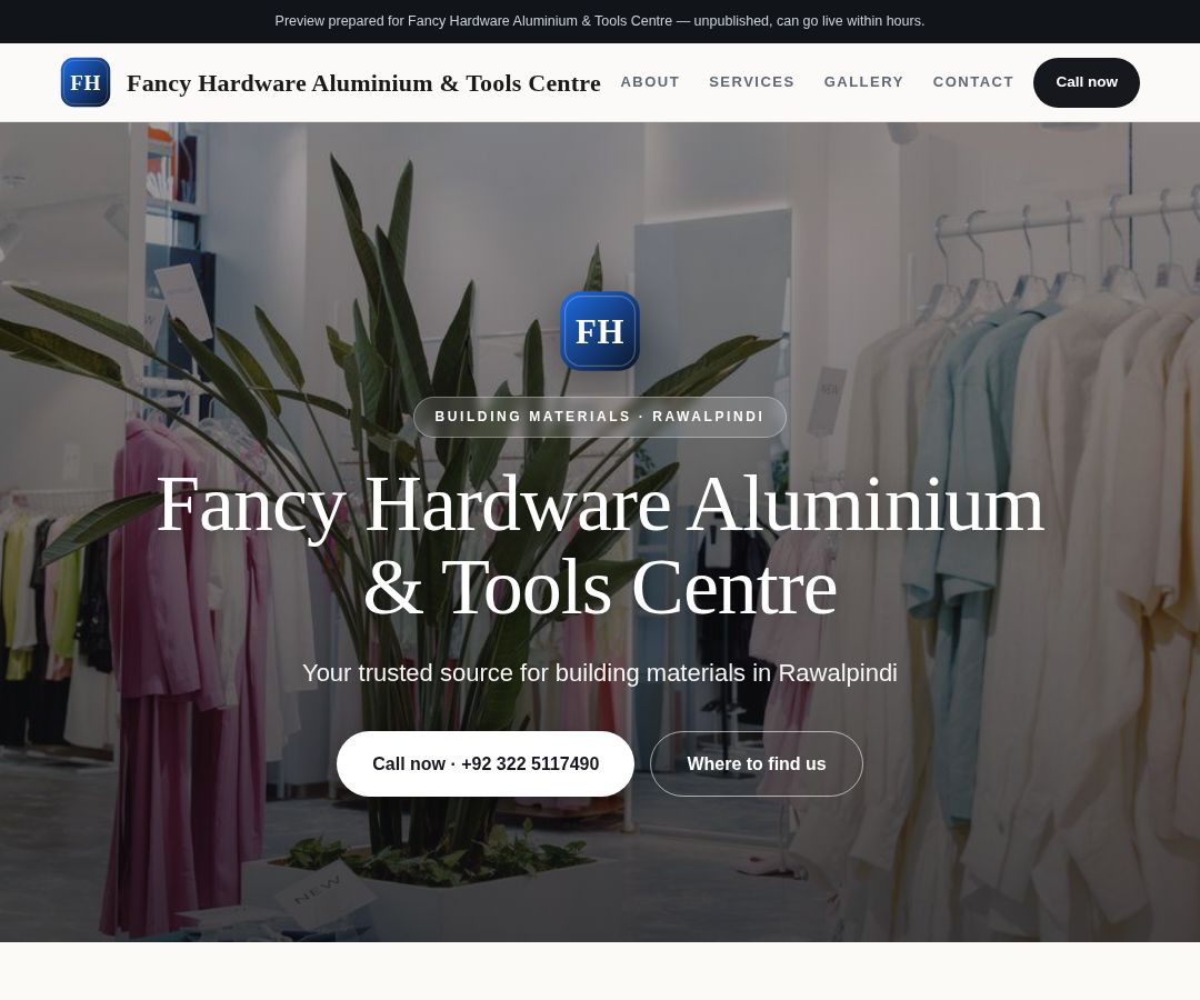 Fancy Hardware Aluminium & Tools Centre