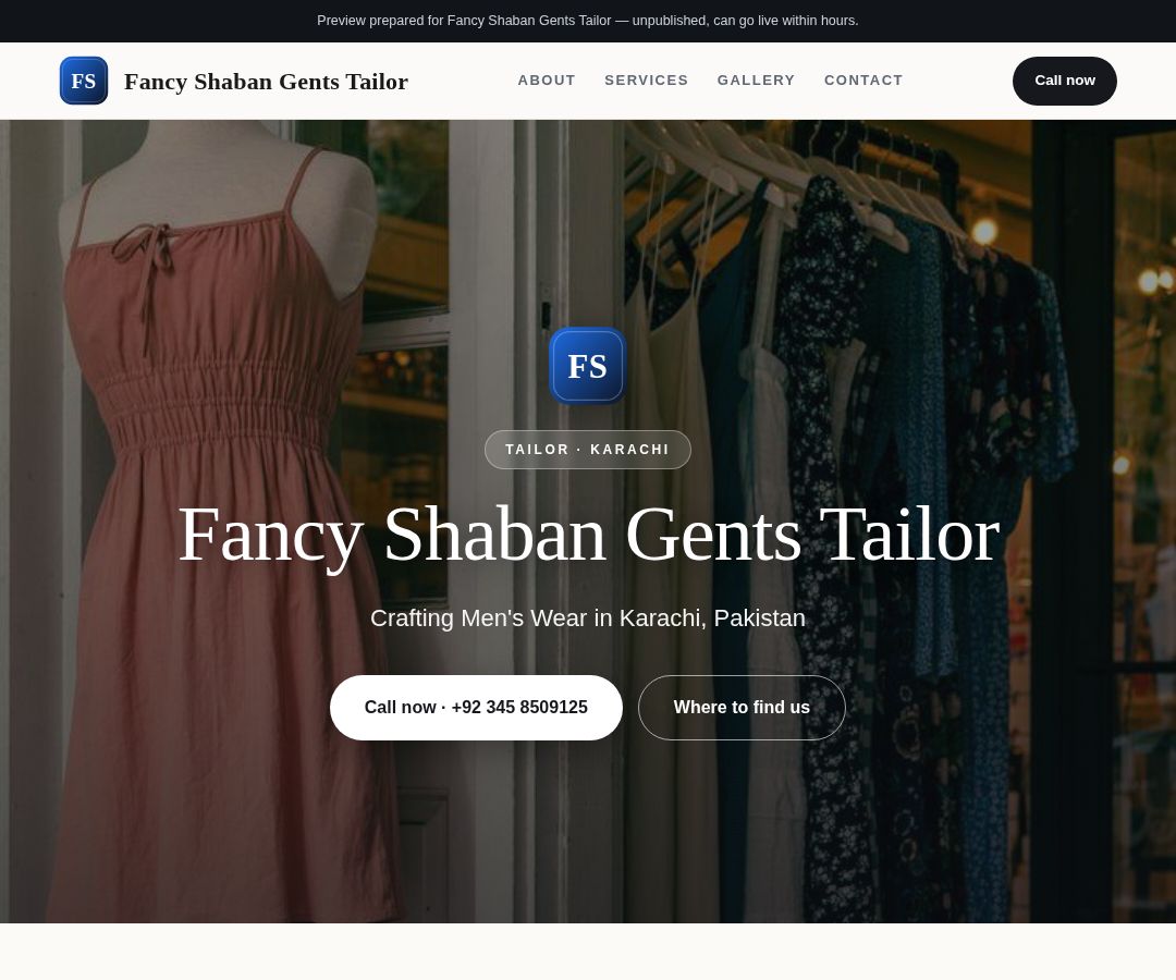 Fancy Shaban Gents Tailor