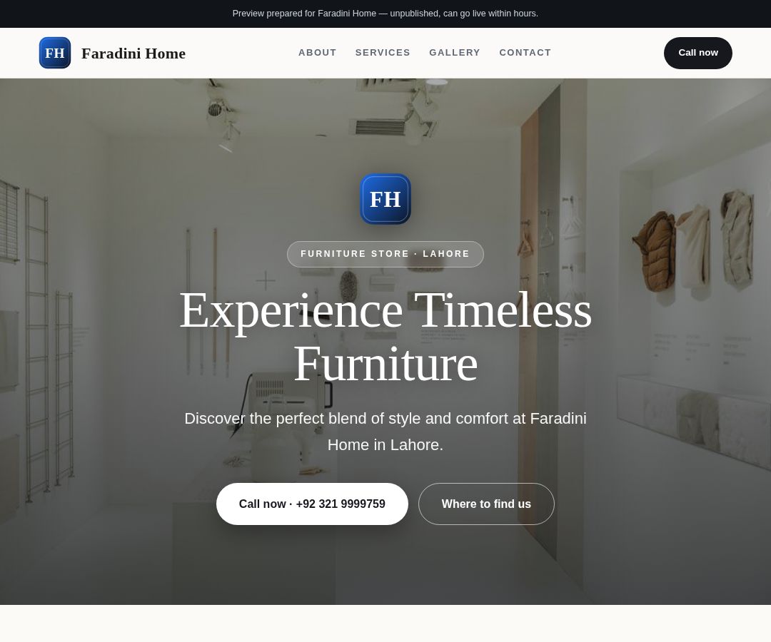 Faradini Home