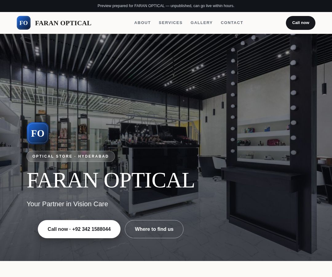 FARAN OPTICAL