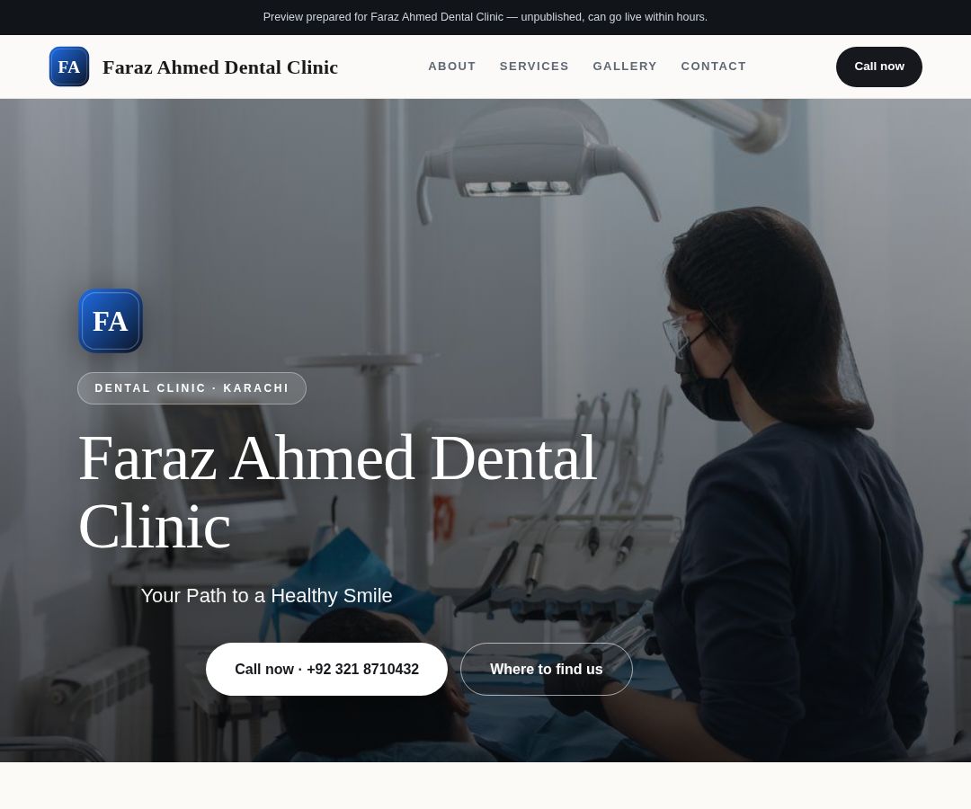 Faraz Ahmed Dental Clinic