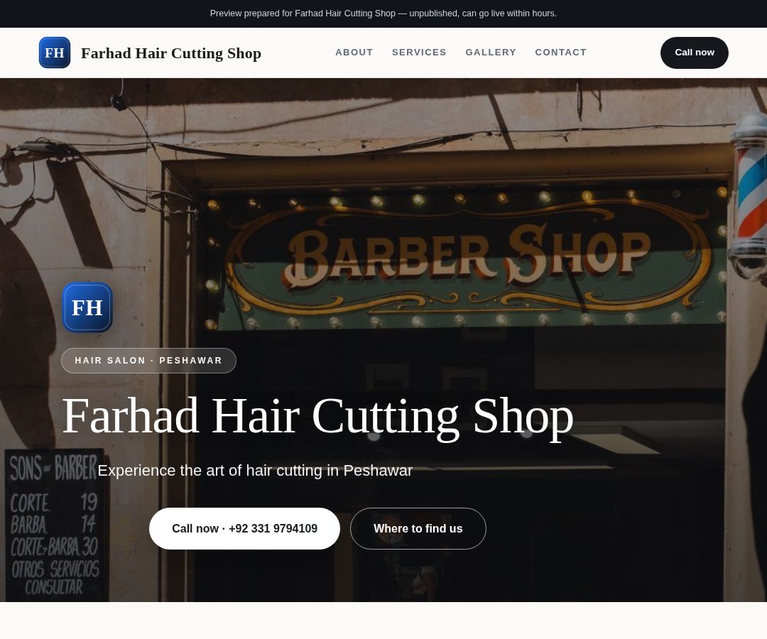 Farhad Hair Cutting Shop