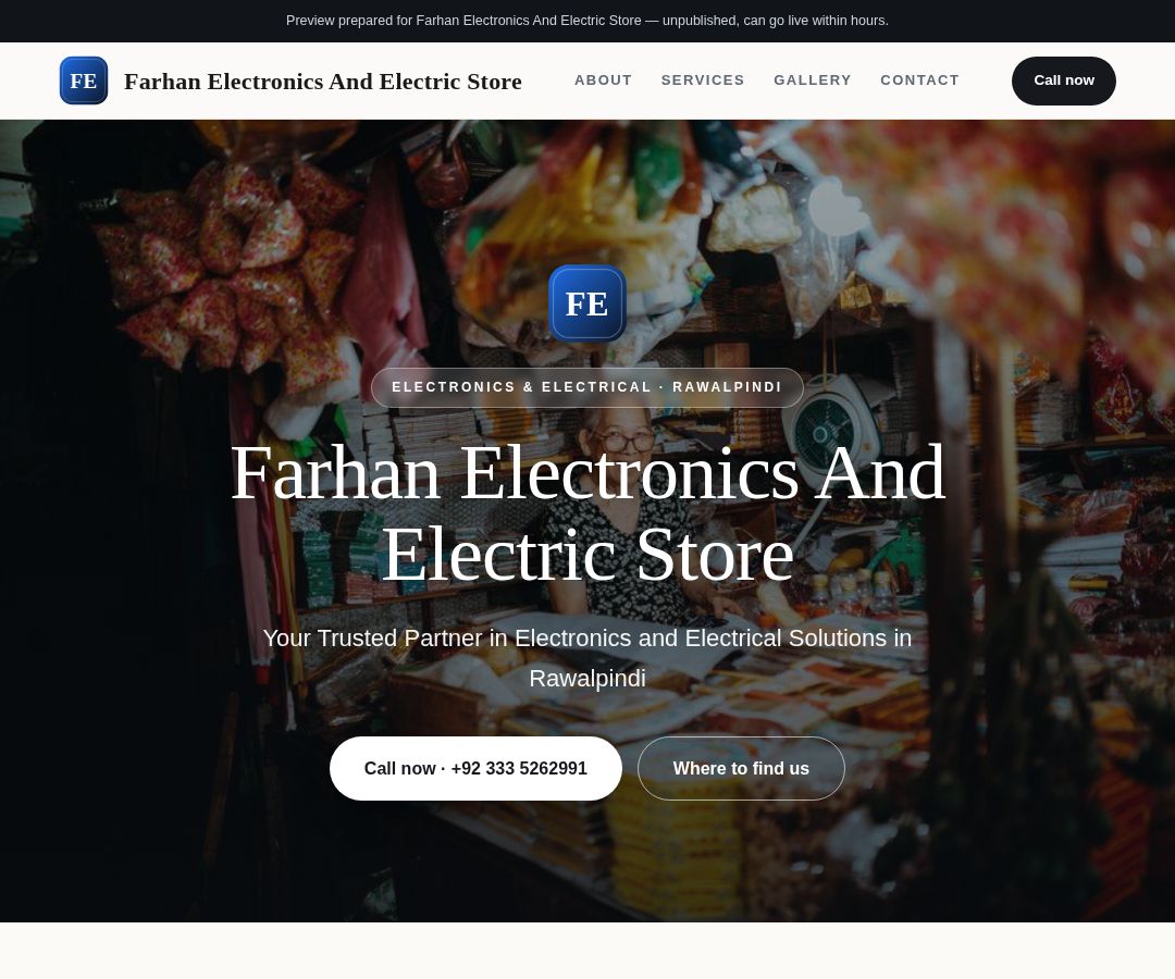 Farhan Electronics And Electric Store