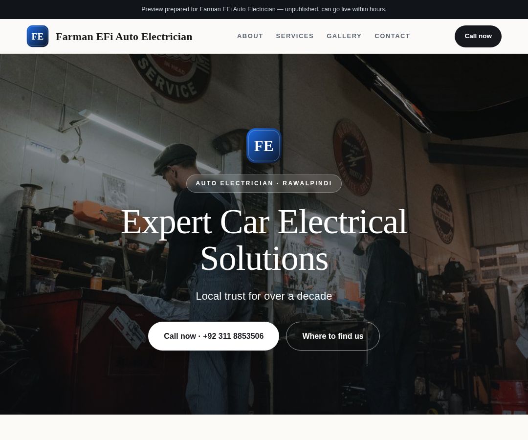 Farman EFi Auto Electrician