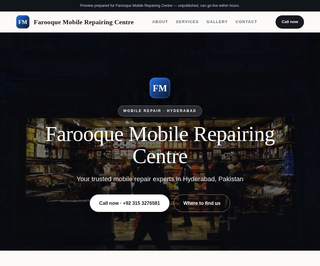 Farooque Mobile Repairing Centre