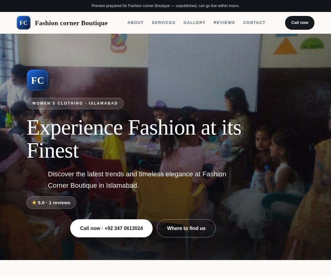Fashion corner Boutique