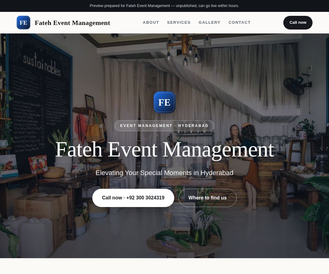 Fateh Event Management