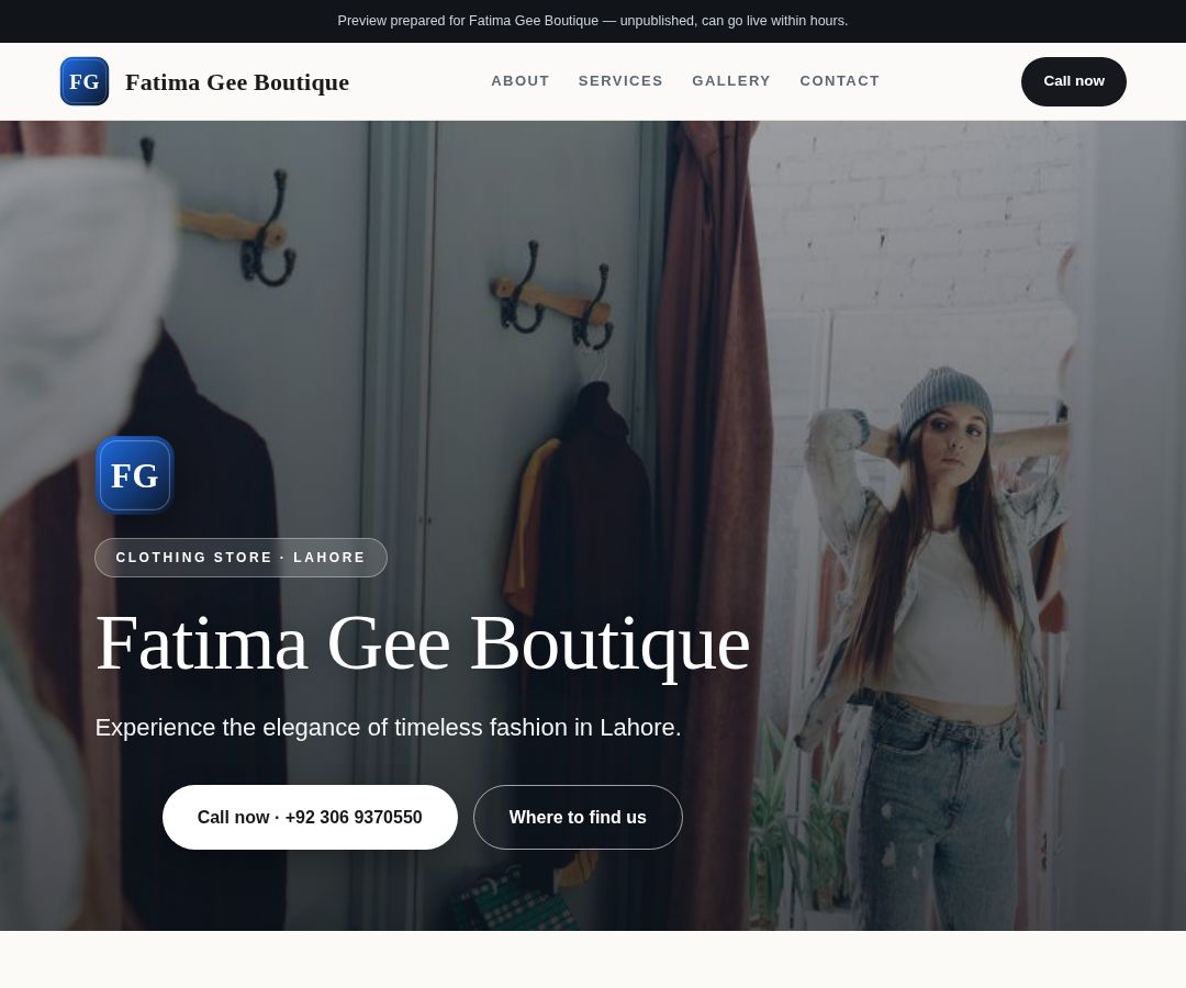 Fatima Gee Boutique