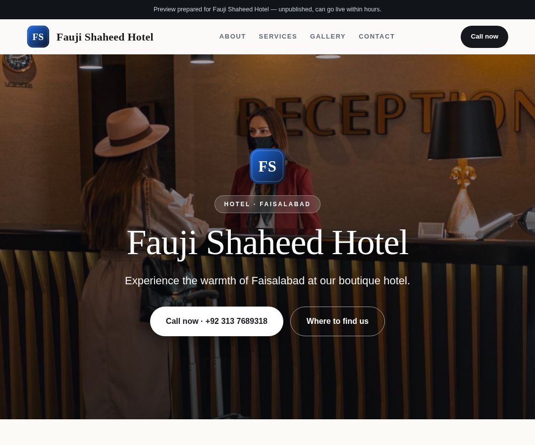 Fauji Shaheed Hotel