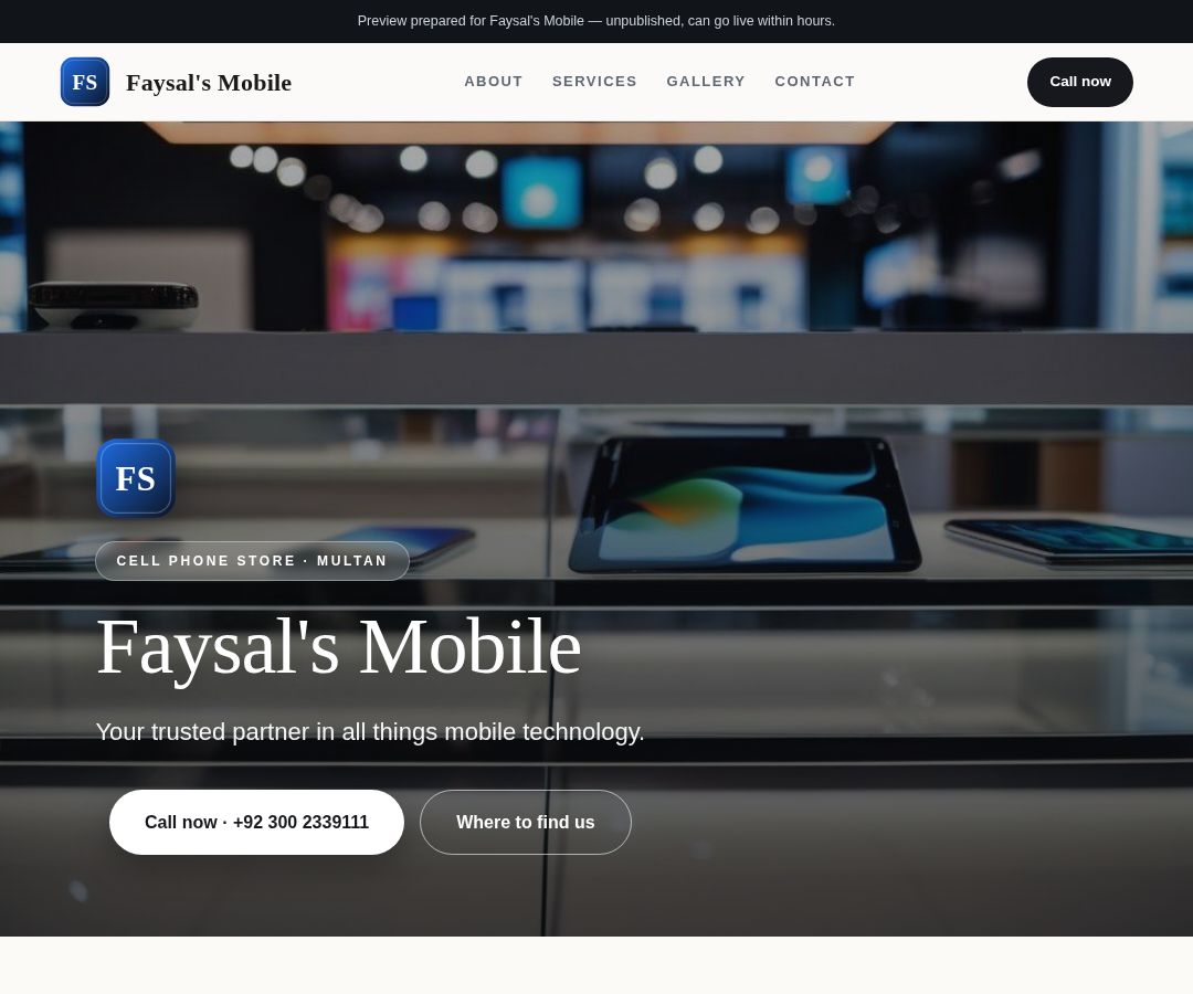Faysal's Mobile