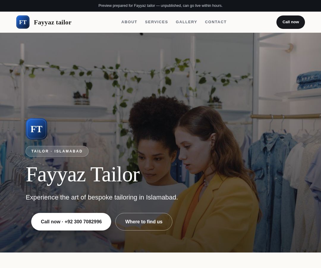 Fayyaz tailor