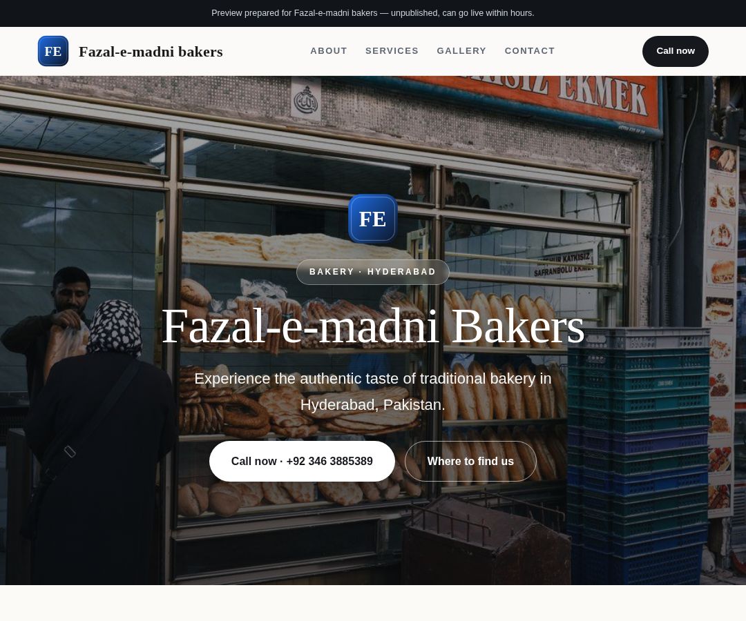 Fazal-e-madni bakers