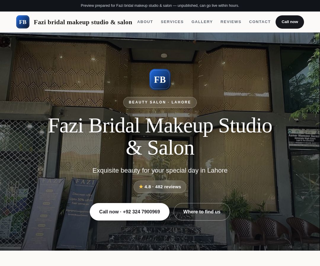 Fazi bridal makeup studio & salon