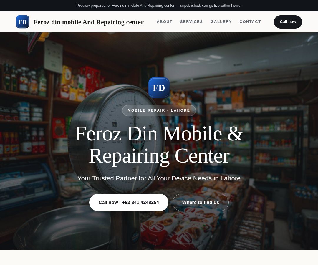 Feroz din mobile And Repairing center