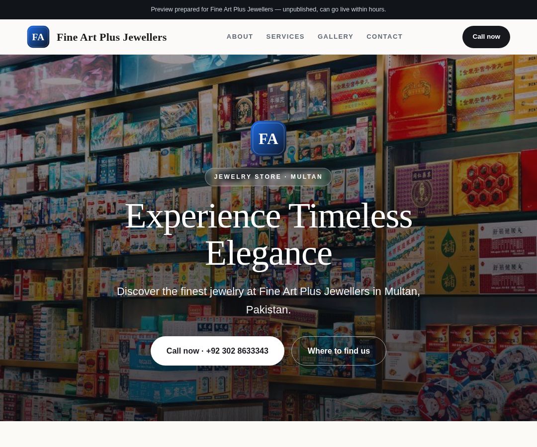 Fine Art Plus Jewellers