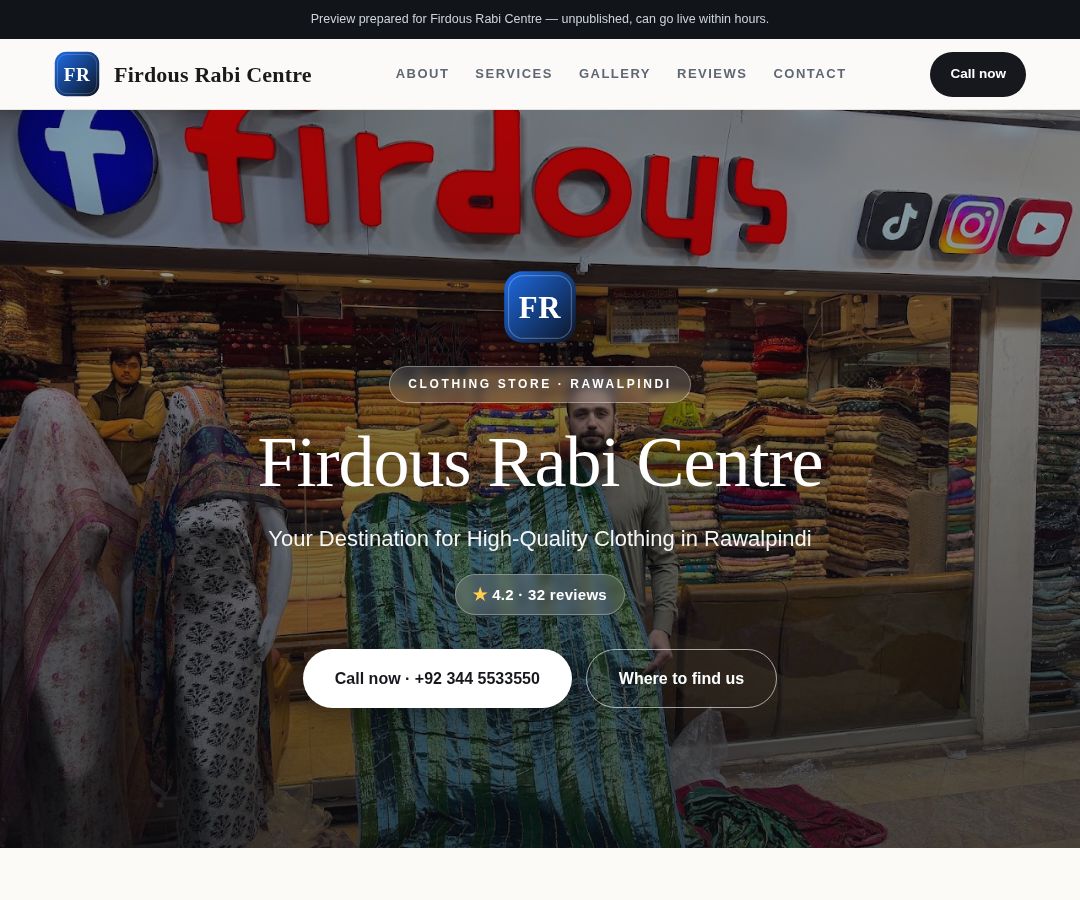 Firdous Rabi Centre
