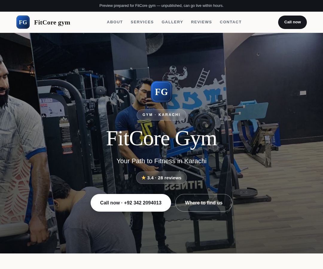 FitCore gym