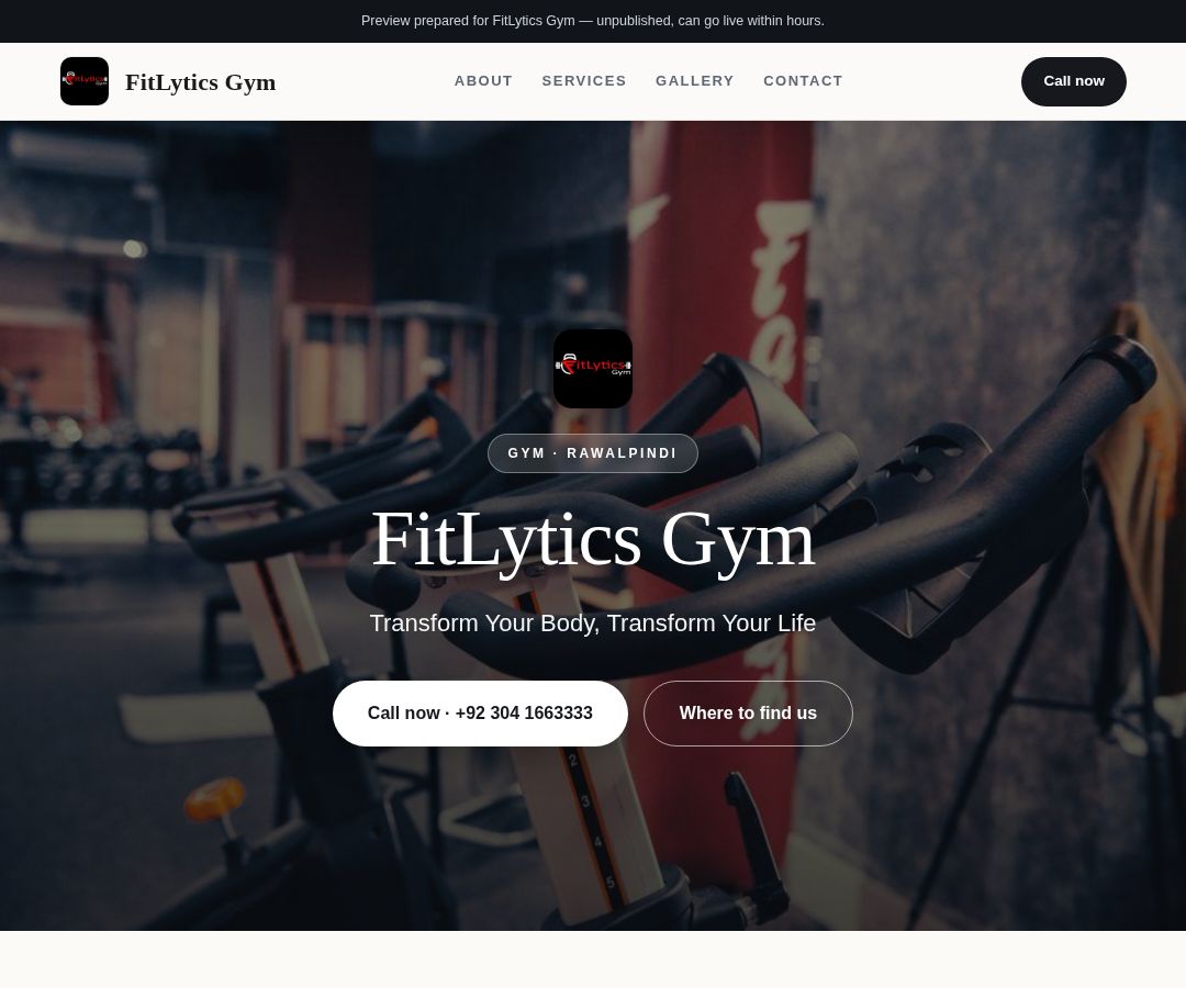 FitLytics Gym