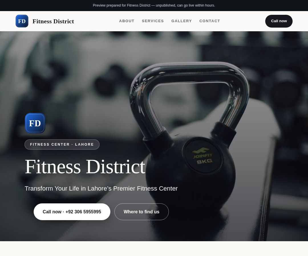 Fitness District