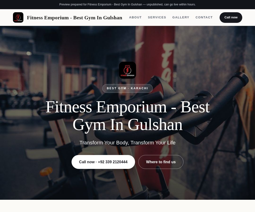 Fitness Emporium - Best Gym In Gulshan