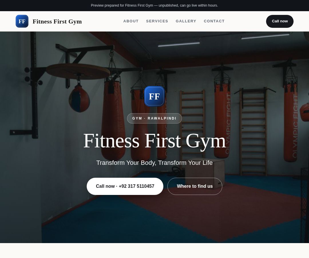 Fitness First Gym