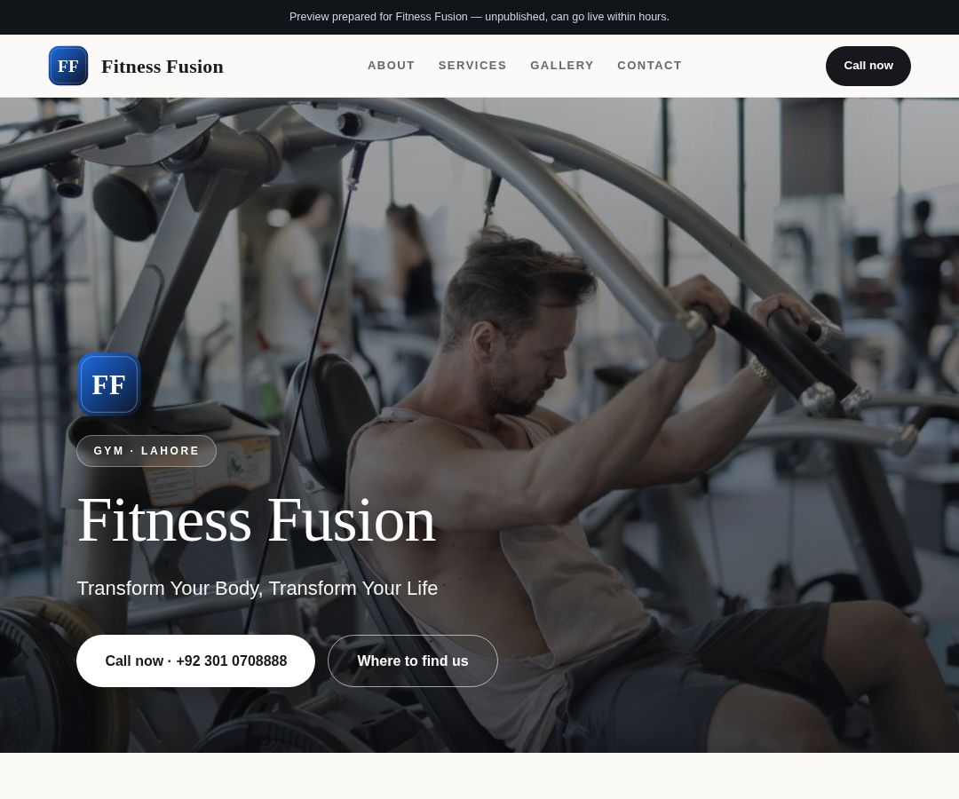 Fitness Fusion