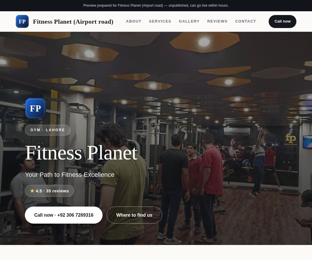 Fitness Planet (Airport road)
