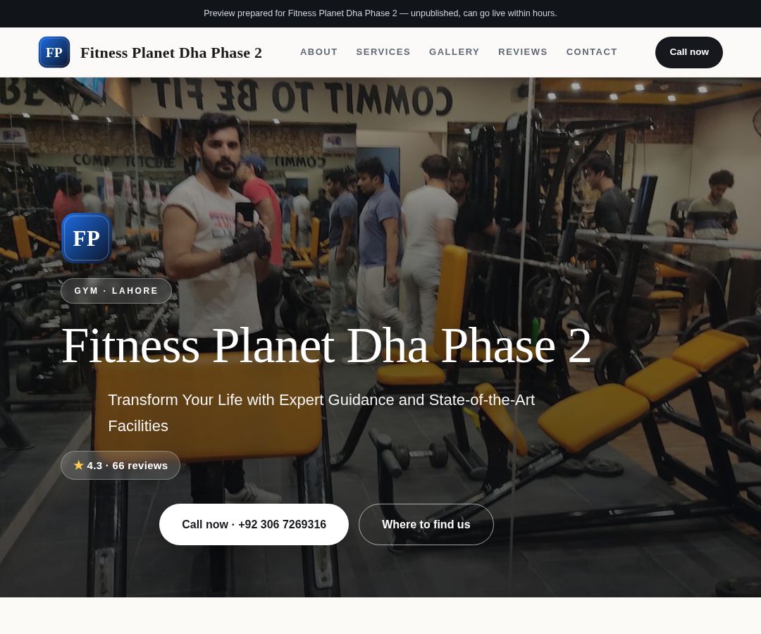 Fitness Planet Dha Phase 2