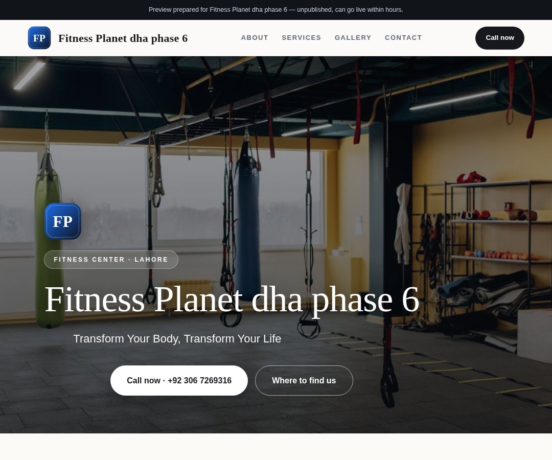 Fitness Planet dha phase 6
