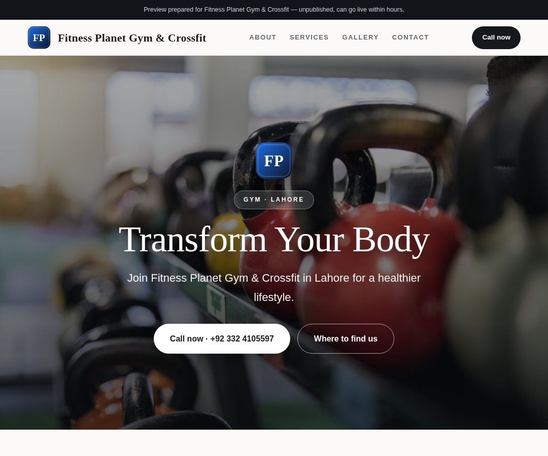 Fitness Planet Gym & Crossfit