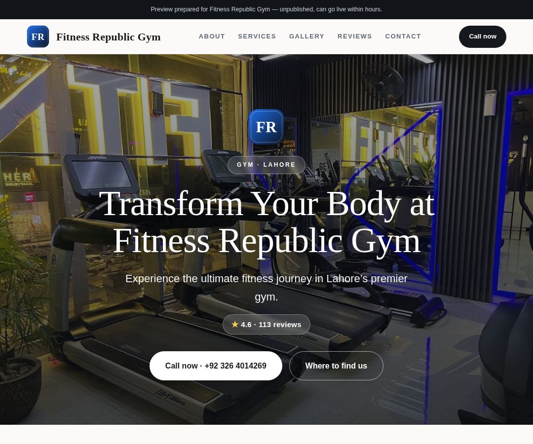 Fitness Republic Gym