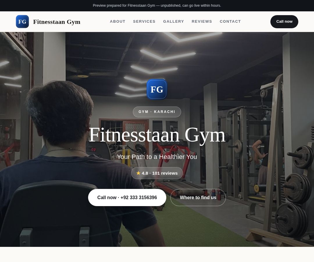 Fitnesstaan Gym