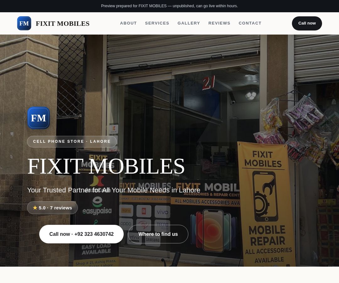 FIXIT MOBILES