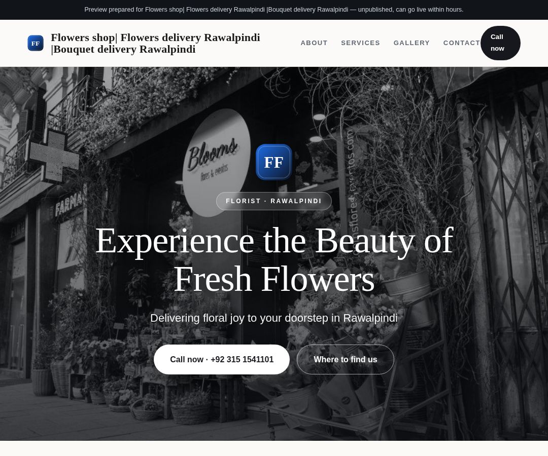 Flowers shop| Flowers delivery Rawalpindi |Bouquet delivery Rawalpindi