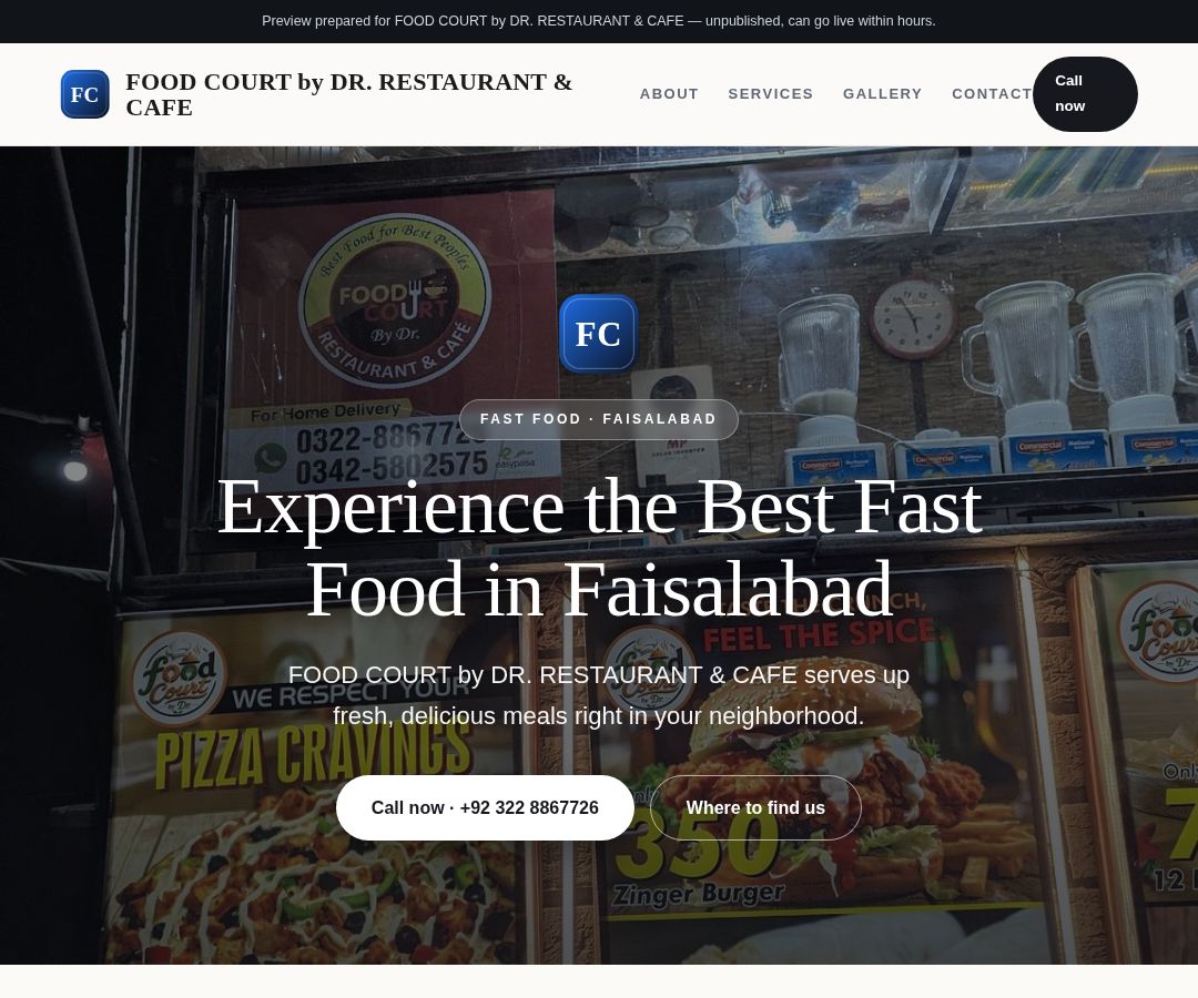 FOOD COURT by DR. RESTAURANT & CAFE