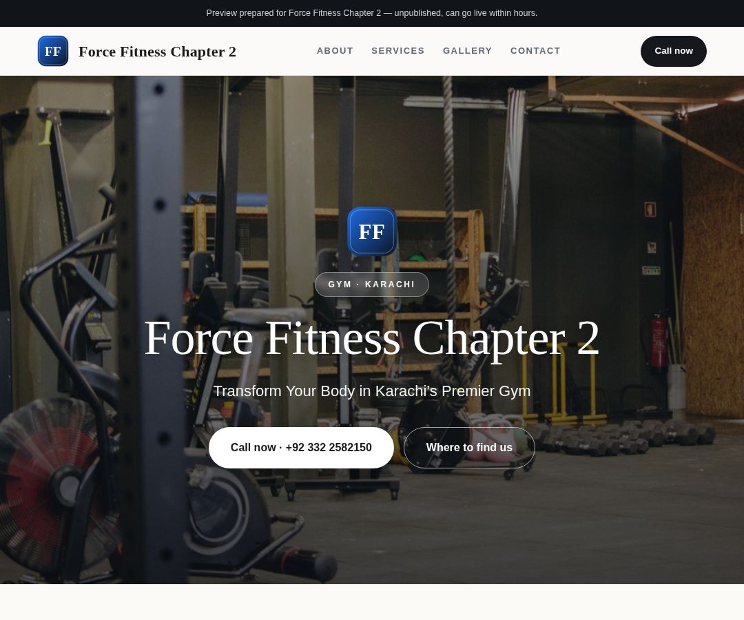 Force Fitness Chapter 2