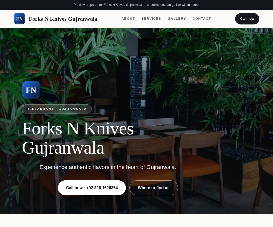 Forks N Knives Gujranwala